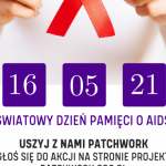 Patchwork dla ofiar AIDS na placu Zamkowym w Warszawie