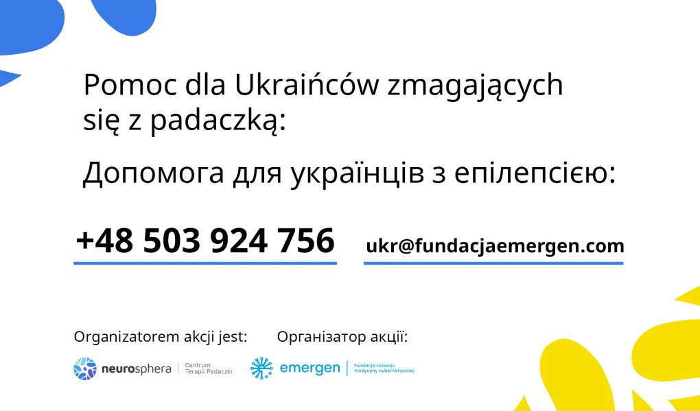 Pomoc dla Ukraińców zmagających się z padaczką (epilepsją)